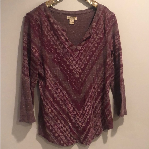 lucky brand | purple tee - Picture 1 of 4